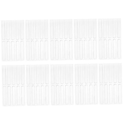 SOIMISS 10 Blatt Teiliges Transparentes Silikon Kabinett Stoßdämpfer Selbstklebend Flexible Schutzpolster für Schranktüren Glasflächen rutschfest Langlebig von SOIMISS