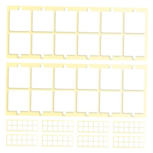SOIMISS 10 Blatt doppelseitiges Klebeband Doppelklebeband doppelseitige Aufkleber Quadrate mit doppelseitigem Klebeband Haftquadrate doppelseitig Schallschutzband Acryl Transparent von SOIMISS