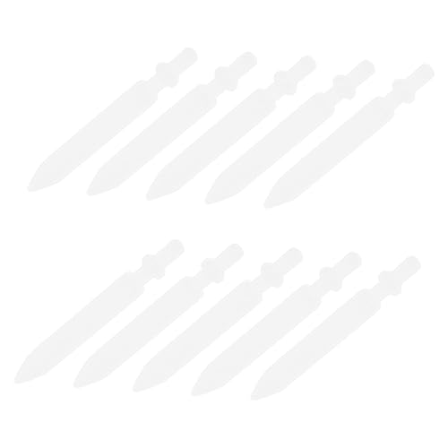 SOIMISS 10 Stück Ersatzstiftspitze Ersatzspitzen für Farbstifte Square Tipp Marker skizzieren Punkt kugelschreiber werkzeug Ersatznibs -Lackmarkierungen Ersatznibs -Farbstift Nylon Weiß von SOIMISS