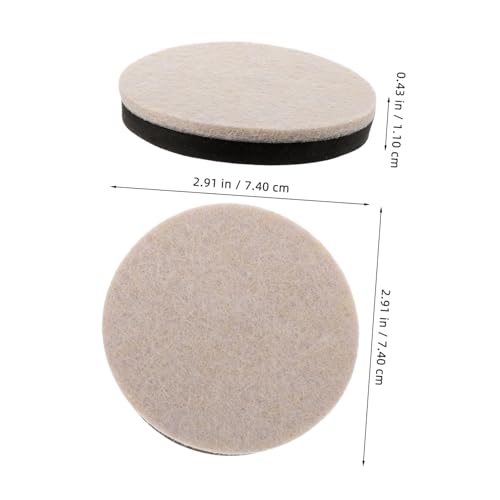 SOIMISS 10 Stück Filzgleiter Stuhlbeinschoner Rund Beige Möbel Filzfüße Bodenschutz für Hartholzböden Möbelgleiter rutschfest und Kratzfest SOIMISS 10 Stück Filzgleiter Stuhlbeinschoner Rund Beige Möbel Filzfüße Bodenschutz für Hartholzböden Möbelgleiter rutschfest und Kratzfest von SOIMISS