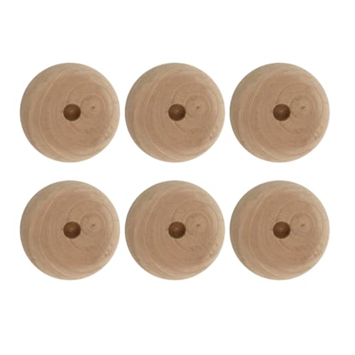 SOIMISS 10 Stück Mini Holzräder für DIY Spielzeugautos Handgemachte Bastelmaterialien für Geeignet für Kreative Projekte und Modellbau von SOIMISS