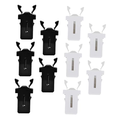 SOIMISS 10 Stück Mülltonnen Clips Selbstsichernde Verschlussklemmen für Mülleimer Einfache Montage Langlebig Elegantes Design Kompatibel mit Gängigen Mülltonnen SOIMISS 10 Stück Mülltonnen Clips Selbstsichernde Verschlussklemmen für Mülleimer Einfache Montage Langlebig Elegantes Design Kompatibel mit Gängigen Mülltonnen von SOIMISS