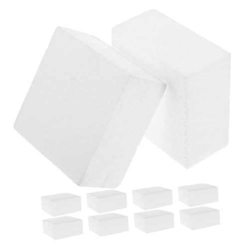 SOIMISS 10 Stück Quadratische Schaumstoff Cake Dummies Leichtes Übungsmodell für Tortendeko Anfänger Backkurs Workshop Realistisches Bastelmaterial Kuchenbasis von SOIMISS