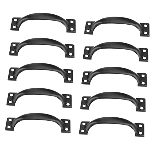SOIMISS 10 Stück Retro Teiliges Küchenschrank Griff Dumpling Form Schwarze Möbelknöpfe für Türen und Kommoden Langlebig und SOIMISS 10 Stück Retro Teiliges Küchenschrank Griff Dumpling Form Schwarze Möbelknöpfe für Türen und Kommoden Langlebig und von SOIMISS