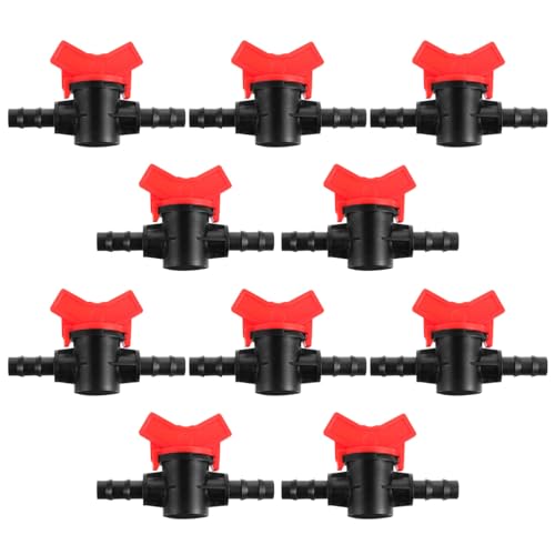 SOIMISS 10 Stück Teiliges Barbed Kugelventile Bewässerungsventile mit Rotem Griff Langlebige Auslaufsichere Schlauchanschlüsse für Tropfbewässerung Gartenbewässerungssysteme Einfache SOIMISS 10 Stück Teiliges Barbed Kugelventile Bewässerungsventile mit Rotem Griff Langlebige Auslaufsichere Schlauchanschlüsse für Tropfbewässerung Gartenbewässerungssysteme Einfache von SOIMISS