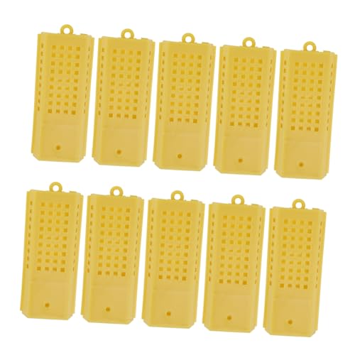 SOIMISS 10 Stück Teiliges Bienenkönigin Käfig aus Robustem Material Bienenzucht Zubehör Sicher und Bienenschonend Einfach zu Bedienen für Imker und Bienenpflege SOIMISS 10 Stück Teiliges Bienenkönigin Käfig aus Robustem Material Bienenzucht Zubehör Sicher und Bienenschonend Einfach zu Bedienen für Imker und Bienenpflege von SOIMISS
