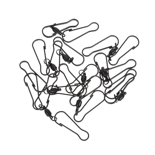 SOIMISS 10stücke Edelstahl Haken Schwenkbar Drehbar Für Windspiele Lagerhaken Weinglockenaufhänger Clip Haken Geeignet Für Blumenkörbe Pflanzentöpfe Vogelhäuschen Solarleuchten von SOIMISS