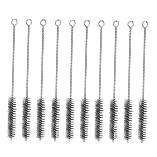 SOIMISS 10 Stück Teiliges Edelstahl Draht Rohrreinigungsbürsten mit Langem Griff Langlebig und Kompakt für Enge Rohre Gewinde und Schwer Zugängliche Stellen Vielseitige SOIMISS 10 Stück Teiliges Edelstahl Draht Rohrreinigungsbürsten mit Langem Griff Langlebig und Kompakt für Enge Rohre Gewinde und Schwer Zugängliche Stellen Vielseitige von SOIMISS