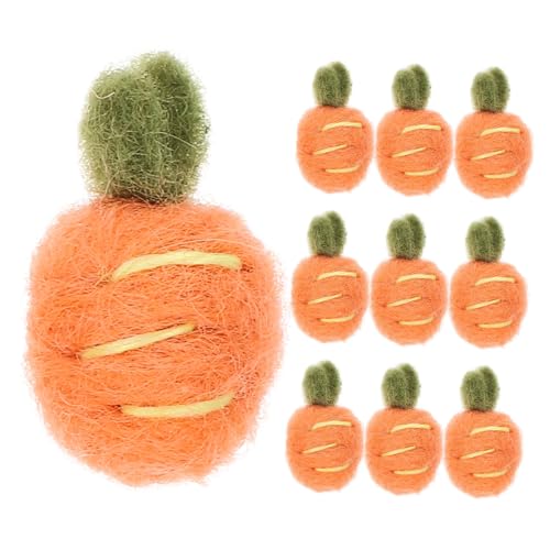 SOIMISS 10 Stück Teiliges Filz Haarclip Karotten Design Handgefertigt DIY Bastelset Niedlicher Haarschmuck für Mädchen Kreative Filzpompons SOIMISS 10 Stück Teiliges Filz Haarclip Karotten Design Handgefertigt DIY Bastelset Niedlicher Haarschmuck für Mädchen Kreative Filzpompons von SOIMISS