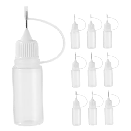 SOIMISS 10 Stück Teiliges Quetschflaschen mit Dosierspitze und Auslaufsicherem Schraubdeckel Präzise Nadelflaschen für Kleber Öl Nähmaschinenöl und Flüssigkeiten Transparent und Robust SOIMISS 10 Stück Teiliges Quetschflaschen mit Dosierspitze und Auslaufsicherem Schraubdeckel Präzise Nadelflaschen für Kleber Öl Nähmaschinenöl und Flüssigkeiten Transparent und Robust von SOIMISS