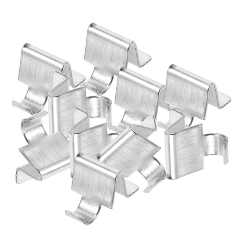 SOIMISS 10 Stück Teiliges Regalclips für Metallschränke Starker S Haken mit Querloch Stabiler Halter für Einlegebretter in Akten und Küchenschränken Vielseitige Regalstütze für Sicheren von SOIMISS
