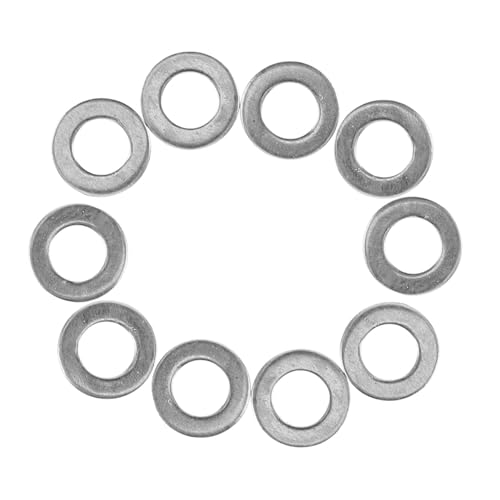 SOIMISS 10 Stück Teiliges Rivet Spacer Zubehör für Fächerreparatur Langlebige Aluminiumscheiben Einfache Installation Kompatibel mit Handgefertigten Faltfächern für Reparatur und von SOIMISS