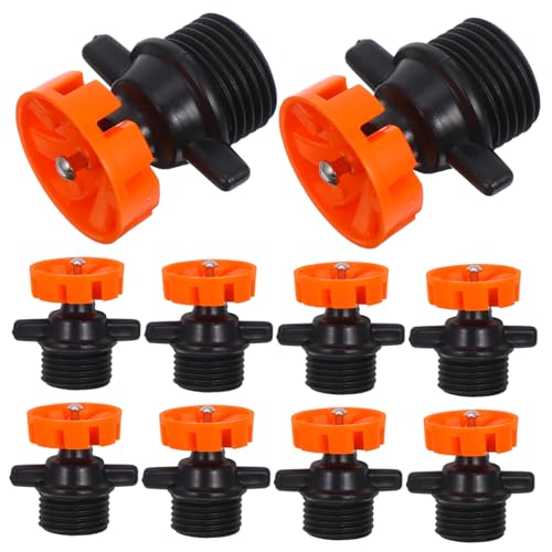 SOIMISS 10 Stück Teiliges Rotierender Gartensprinklerkopf Automatische Bewässerung Sprühdüse Stabile Wasserzufuhr Mittlere Reichweite für Wiese Blumen Gemüse Orange SOIMISS 10 Stück Teiliges Rotierender Gartensprinklerkopf Automatische Bewässerung Sprühdüse Stabile Wasserzufuhr Mittlere Reichweite für Wiese Blumen Gemüse Orange von SOIMISS