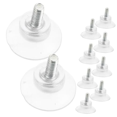 SOIMISS 10 Stück Teiliges Transparente Saugnäpfe für Glas Tischplatten rutschfeste Gummipuffer Stoßdämpfende Abstandshalter für Wohn Büromöbel Schützend und Langlebig Geeignet für von SOIMISS
