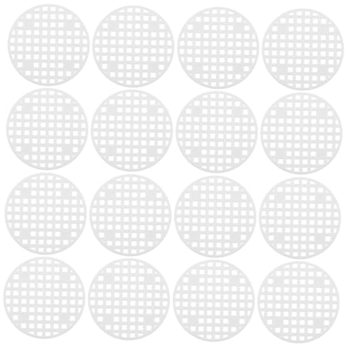 SOIMISS 100 Stück Blumentopf-gittermatten Weiß Atmungsaktive Drainagematten für Blumentöpfe Wiederverwendbare Bodenschutzpads für Keramikpflanzer Verhindern Bodenaustritt Geeignet für von SOIMISS