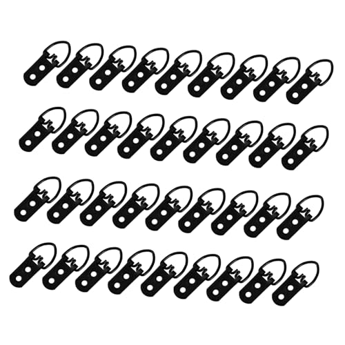 SOIMISS 100 Stück Doppelloch Bilderrahmenhaken Aufhänger für Bilderrahmen Cross stitch Gemälde Spiegel Foto Rahmen Wandaufhängung Ergonomisch und Platzsparend von SOIMISS