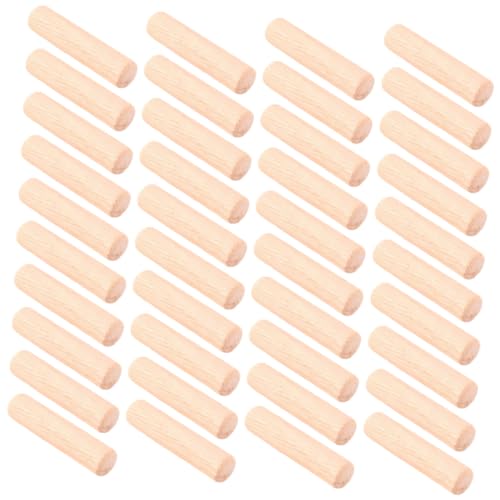 SOIMISS 100 Stück Dübel Rundstäbe für Möbelverbindung DIY Holzbasteln Stabile Holzdübel für Möbelbau und Modellbau SOIMISS 100 Stück Dübel Rundstäbe für Möbelverbindung DIY Holzbasteln Stabile Holzdübel für Möbelbau und Modellbau von SOIMISS
