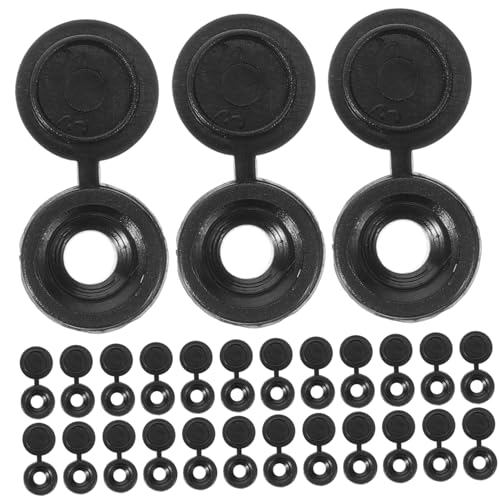 SOIMISS 100 Stück Kunststoff Schrauben Abdeckkappen Möbel Schraubenkappen Schwarz Langlebig und Einfach zu Montieren Geeignet für Heim Bürogebrauch Verdeckt Schraubenköpfe Einsetzbar SOIMISS 100 Stück Kunststoff Schrauben Abdeckkappen Möbel Schraubenkappen Schwarz Langlebig und Einfach zu Montieren Geeignet für Heim Bürogebrauch Verdeckt Schraubenköpfe Einsetzbar von SOIMISS