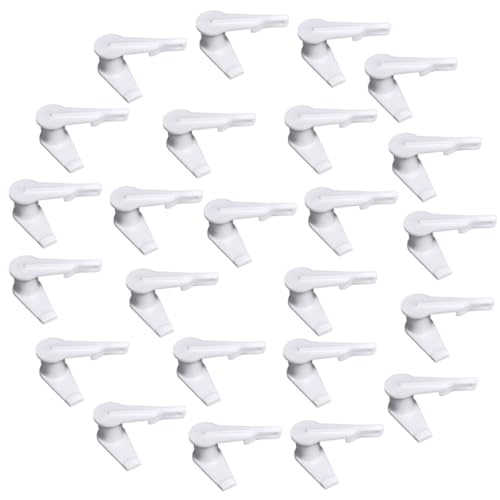SOIMISS 100 Stück Rotierbare Lampenschirm Clips Fixierung für Deckenleuchten Leuchtenzubehör Leichtem und Haltbarem Material für Stabilität und SOIMISS 100 Stück Rotierbare Lampenschirm Clips Fixierung für Deckenleuchten Leuchtenzubehör Leichtem und Haltbarem Material für Stabilität und von SOIMISS
