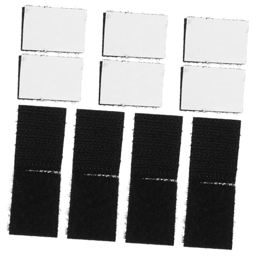 SOIMISS 100 Stück Selbstklebende Klettbänder Schwarz Vielseitige Haftstreifen für Teppiche Sofas Tischdecken Kabel und Gartenzubehör Rutschfest Stark Haftend und Langlebig zur Sicheren von SOIMISS