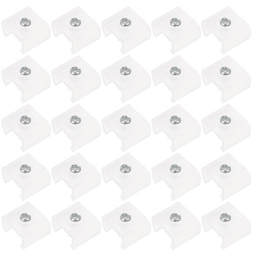 SOIMISS 100 Stück Transparente LED Lichtband Halterung Silikon Montageclip mit Schrauben Langlebig Flexibler Befestigungsclip für LED Streifen Unsichtbar Geeignet für Wohnzimmer SOIMISS 100 Stück Transparente LED Lichtband Halterung Silikon Montageclip mit Schrauben Langlebig Flexibler Befestigungsclip für LED Streifen Unsichtbar Geeignet für Wohnzimmer von SOIMISS