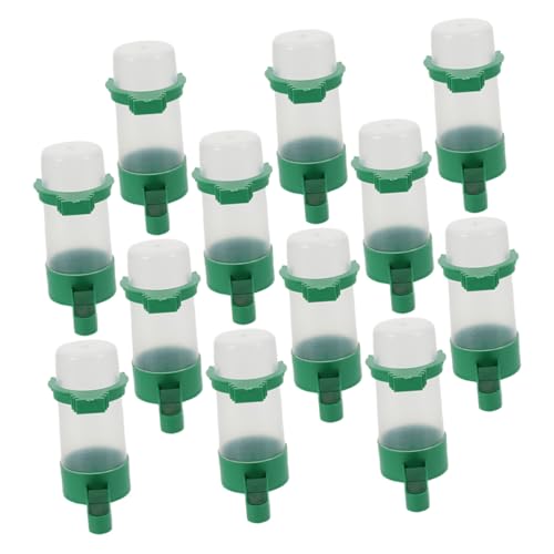 SOIMISS 12 Stück Automatischer Vogeltränke aus Robustem Abs mit Großer Kapazität und Auslaufsicherem Design für Papageien Wellensittiche und Tauben im Käfig SOIMISS 12 Stück Automatischer Vogeltränke aus Robustem Abs mit Großer Kapazität und Auslaufsicherem Design für Papageien Wellensittiche und Tauben im Käfig von SOIMISS