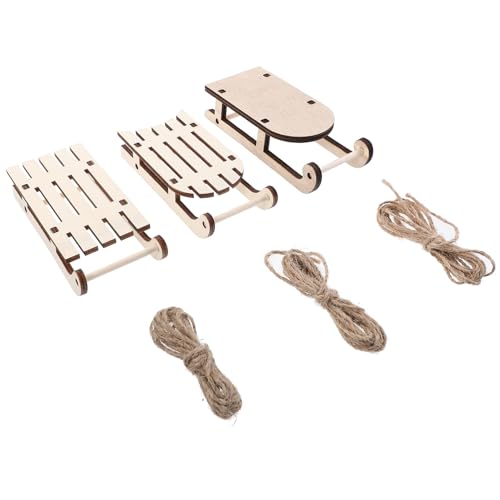 SOIMISS 12 Stück Miniatur Holzschlitten Teiliges DIY Weihnachtsdekor für Tisch und Baum Unvollendete Holzschlitten für Kreative Bastelprojekte und Festliche SOIMISS 12 Stück Miniatur Holzschlitten Teiliges DIY Weihnachtsdekor für Tisch und Baum Unvollendete Holzschlitten für Kreative Bastelprojekte und Festliche von SOIMISS
