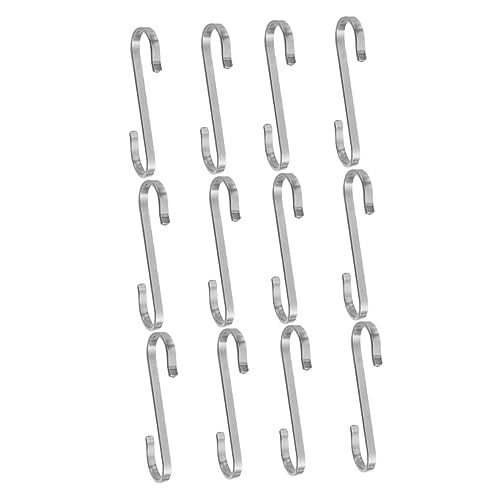 SOIMISS 12 Stück S Haken aus Nail Haken für Küche Bad und Camping Robuste Aufhängemöglichkeiten für Töpfe Geschirr Kleidung und S von SOIMISS