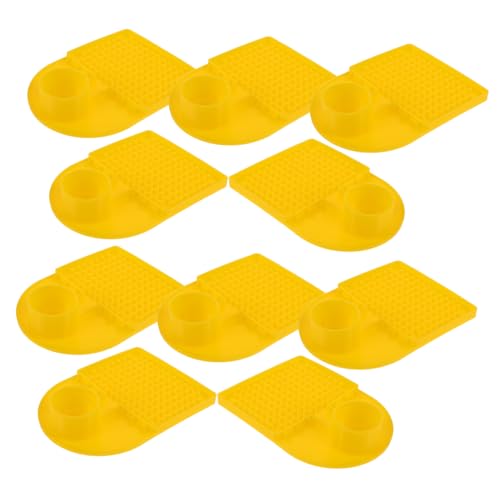 SOIMISS 12 Stück Teiliges Beehive Top Feeder mit Antidiebstahlfunktion Punktförmigem Ertrinkschutz und Kompatibel für Standardwasserflaschen Vielseitiger Bienenfutterspender für Innen von SOIMISS