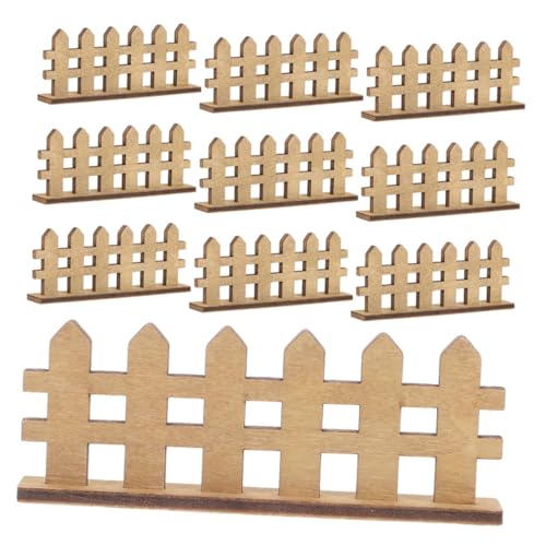SOIMISS 12 Stück Teiliges Miniatur Holzzaun Handgefertigter Mini Picket Zaun für Diy Fairy Garden Ornamente Flexibel Montierbar Natürliche Holzoptik für Blumen und Sukkulentendekoration SOIMISS 12 Stück Teiliges Miniatur Holzzaun Handgefertigter Mini Picket Zaun für Diy Fairy Garden Ornamente Flexibel Montierbar Natürliche Holzoptik für Blumen und Sukkulentendekoration von SOIMISS