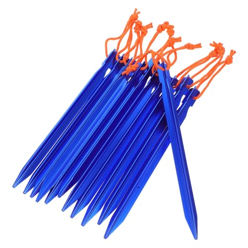 SOIMISS 12stücke Zelt-erdnägel Aus Aluminiumlegierung Camping-zeltpfähle Heringe Zeltbefestigungspfähle Für Outdoor Und Camping von SOIMISS