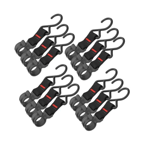 SOIMISS 15 Stück Teiliges Outdoor Camping Haken aus Robustem Kunststoff für Aufhängen von Kochgeschirr Kleidung und Zubehör Vielseitig Einsetzbar für Wandern Picknick und Angeln Tragbar von SOIMISS