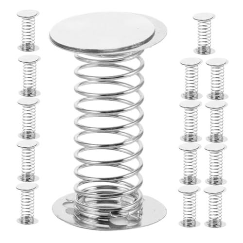 SOIMISS 15stücke Metallfedersockel Für Wackelpuppen Spiral-wackel-Schreibtisch-Gadget Federsockelbeschlag Für Heimwerker Wackelfedern Für Autoinnenraum Langlebige Eisenbasis von SOIMISS