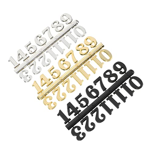 SOIMISS 15sätze Wanduhr Ziffern Ersatz Arabische Zahlen Für Uhr Zubehör Mit Kleber Schwarz Gold Silber Für DIY Handgemachte Digitale Uhrenpanels SOIMISS 15sätze Wanduhr Ziffern Ersatz Arabische Zahlen Für Uhr Zubehör Mit Kleber Schwarz Gold Silber Für DIY Handgemachte Digitale Uhrenpanels von SOIMISS