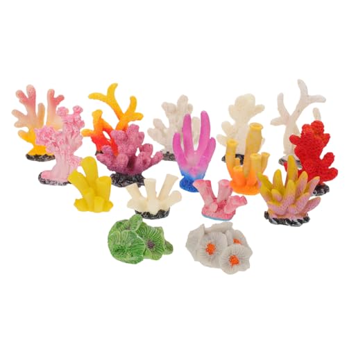 SOIMISS 16 Stück Teiliges Künstliches Aquarium Dekoration Miniatur Korallenriff Deko für Fischglas Kompakte Aquarien Vielseitige Unterwasserlandschaft Geeignet für Betta und SOIMISS 16 Stück Teiliges Künstliches Aquarium Dekoration Miniatur Korallenriff Deko für Fischglas Kompakte Aquarien Vielseitige Unterwasserlandschaft Geeignet für Betta und von SOIMISS
