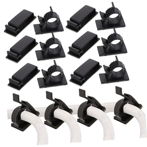 SOIMISS 18Stücke Teiliges Kabelmanagement Selbstklebende Clips Anpassbare Halter für Elektrische Kabel Ordnung für Schreibtisch Zuhause für Effiziente SOIMISS 18Stücke Teiliges Kabelmanagement Selbstklebende Clips Anpassbare Halter für Elektrische Kabel Ordnung für Schreibtisch Zuhause für Effiziente von SOIMISS