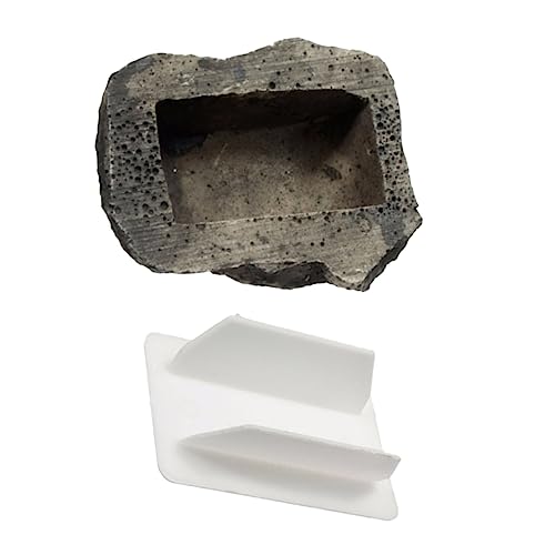 SOIMISS 1Stück Simulierte Stein Schlüsselversteck Box Schlüssel Organizer für Garten oder Rasen Sicheres Versteck für Schlüssel und Bargeld Täuschend Echt und Unauffällig von SOIMISS