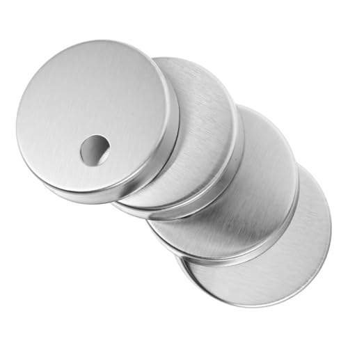 SOIMISS 2 Paare Toilettenbolzen Abdeckkappen aus Edelstahl Runde Schraubenverkleidung für Wc Sitz Dekorative Befestigungskappen Kompatibel mit Verschiedenen Toilettenmodellen für Bad und SOIMISS 2 Paare Toilettenbolzen Abdeckkappen aus Edelstahl Runde Schraubenverkleidung für Wc Sitz Dekorative Befestigungskappen Kompatibel mit Verschiedenen Toilettenmodellen für Bad und von SOIMISS