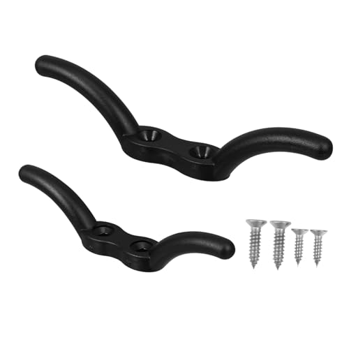 SOIMISS 2 STÜCK Nylon Flagpole Cleat Haken Teiliges Langlebig Umweltfreundlich für Boot Fahnenmast Seilfixierung Ersatz Zubehör von SOIMISS