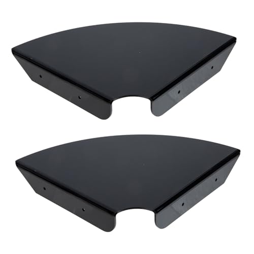 SOIMISS 2 Sätze Wandregal Eckregal Schwebend Bruchsicher Vielseitig für Bad Küche Büro Einfach Montierbar Modernes Design Platzsparend Schwarz SOIMISS 2 Sätze Wandregal Eckregal Schwebend Bruchsicher Vielseitig für Bad Küche Büro Einfach Montierbar Modernes Design Platzsparend Schwarz von SOIMISS