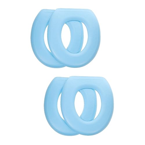 SOIMISS 2 Sätze Wc-sitzkissen Toilettenhocker Badezimmerteppich Aus Chenille Universeller Toilettensitz Toilettensitzbezüge Weiches Toilettensitzkissen Bidet Wc-Sitz Blue 2 Stücke * 2 von SOIMISS