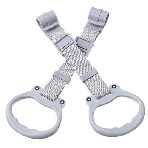 SOIMISS Ergonomische Klimmzugringe für Laufstall 2 Stück rutschfeste Assistenzringe für Stehübungen Hochziehgriffe für Babybett Babyzubehörteile für Kleinkinder von SOIMISS
