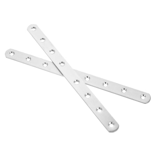 SOIMISS 2 Stück Edelstahl Flachverbinder Schwerlast Platte Halterung für Holz Möbel Reparatur Verbindung Stabilität und Vielseitigkeit von SOIMISS