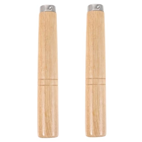 SOIMISS 2 Stück Ersatz Holzgriff für Pfannen Antiskalier Griff für Töpfe und Pfannen Robuster Holzgriff für Küchenutensilien Ergonomisches Design für Sicheres Kochen von SOIMISS