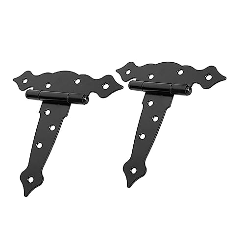 SOIMISS 2 Stück Extra Schwere Gartentore Scharniere mit Schrauben Robuste T form Scharniere für Holztore Scheunen Schuppentüren Wetterbeständig Hohe Tragfähigkeit Outdoor Torbeschläge SOIMISS 2 Stück Extra Schwere Gartentore Scharniere mit Schrauben Robuste T form Scharniere für Holztore Scheunen Schuppentüren Wetterbeständig Hohe Tragfähigkeit Outdoor Torbeschläge von SOIMISS