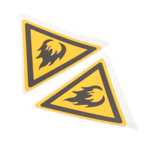 SOIMISS 2 Stück Warnschild Entflammbar Kunststoff Sicherheitsetikett für Brennbare Gefahren Warnhinweisschild für Wäldern und Parks SOIMISS 2 Stück Warnschild Entflammbar Kunststoff Sicherheitsetikett für Brennbare Gefahren Warnhinweisschild für Wäldern und Parks von SOIMISS