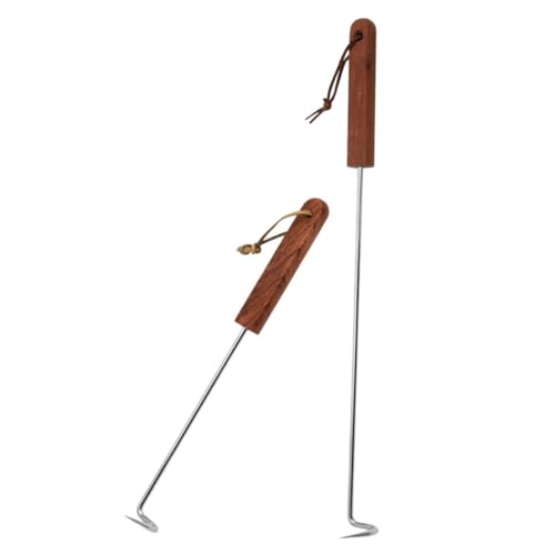 SOIMISS 2 Stück Fleischflipper Haken Robuste Grillzubehör für Müheloses Wenden und Hängen von für BBQ und Grillabende Langlebig und Leicht zu Reinigen von SOIMISS
