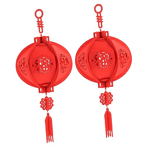 SOIMISS 2 Stück Fu Charakter Dekorative Laterne Mini Für Wohnzimmer Handgefertigt Laterne Dekorativ China Jahr Laternen Hochzeit Led Dekorationen Feier Weiße Laterne Rot Filzstoff SOIMISS 2 Stück Fu Charakter Dekorative Laterne Mini Für Wohnzimmer Handgefertigt Laterne Dekorativ China Jahr Laternen Hochzeit Led Dekorationen Feier Weiße Laterne Rot Filzstoff von SOIMISS