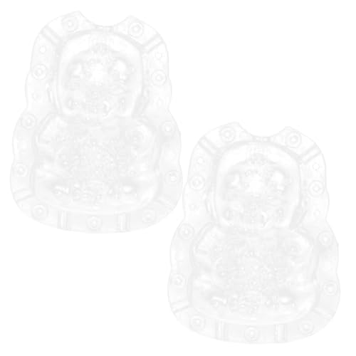 SOIMISS 2 Stück Geformte Wachstumsform Obstform Klare Obstform Melonenform Transparente Pfirsichform Gurkenform Obst Gemüse DIY Formen Kleine Wachstumsform Kunststoff von SOIMISS