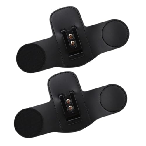 SOIMISS 2 Stück Halter aus PU Tragbarer Schutz für Ärzte und Krankenschwestern Robuster Clip für Sicheren Halt Schwarz Medizinische Zubehörteile von SOIMISS